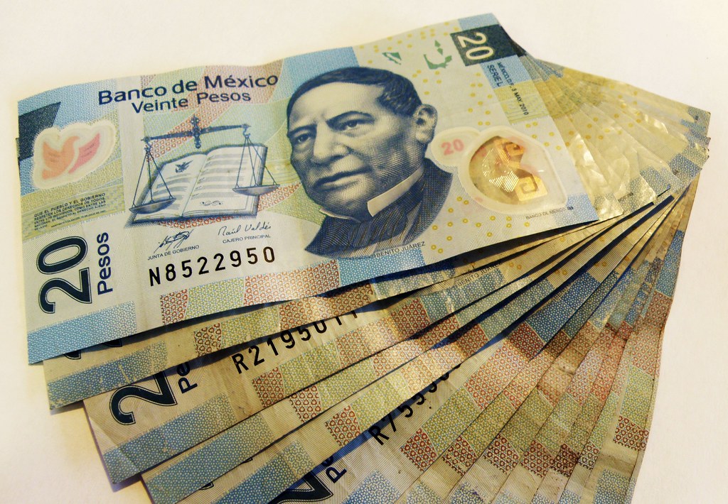 Billetes de pesos mexicanos